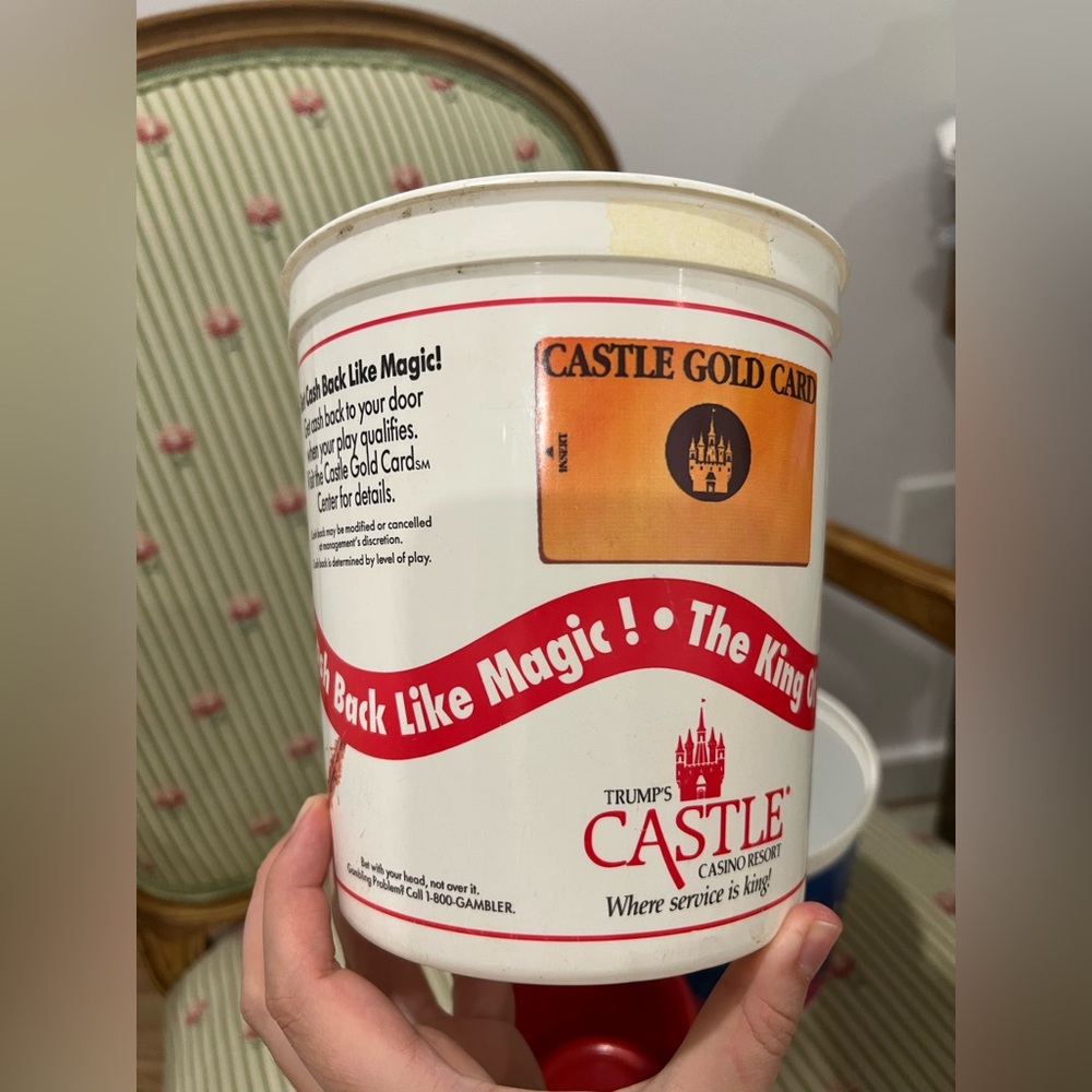 DONALD TRUMP Casino Buckets - TRUMP PLAZA + TRUMP'S CASTLE - Picture 10 of 10